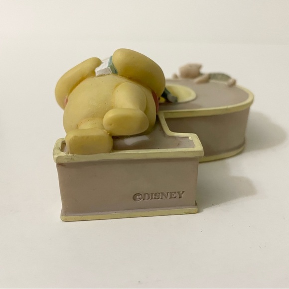 Disney Classic Winnie The Pooh Letter P Figurine Piglet Flaws - Picture 10 of 16